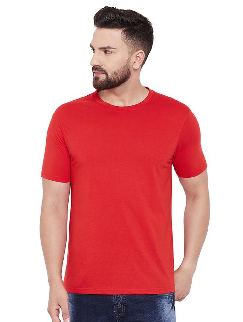 round neck solid t-shirt - 17065923 - Very Small Image - 1