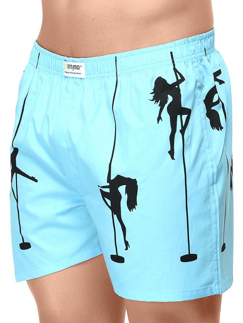 blue printed boxer - 17066900 - Standard Image - 1