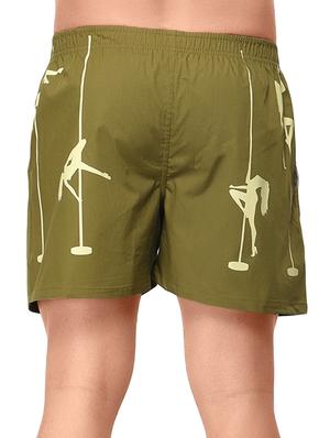 green printed boxer - 17066901 - Standard Image - 4