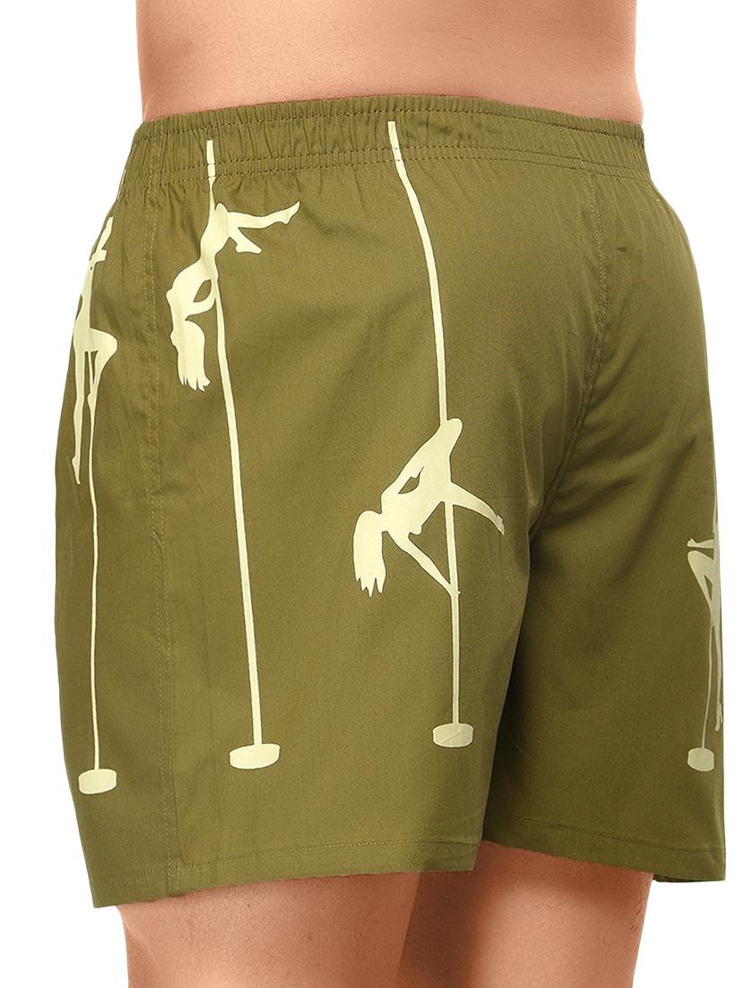 green printed boxer - 17066901 - Zoom Image - 3