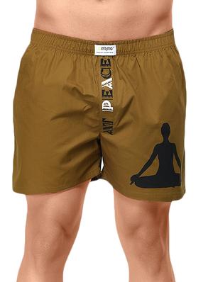 brown printed boxer - 17066908 - Standard Image - 2