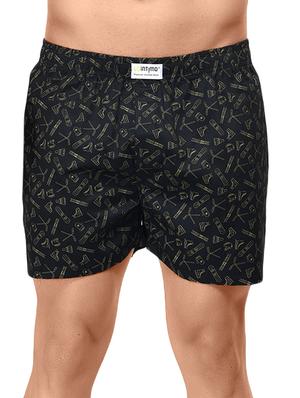 black cotton boxer - 17066932 - Standard Image - 2