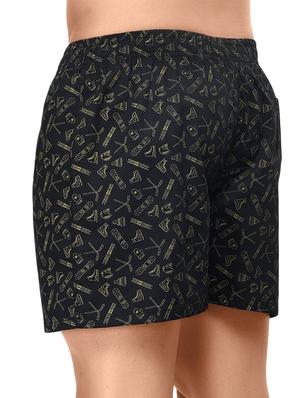 black cotton boxer - 17066932 - Standard Image - 3