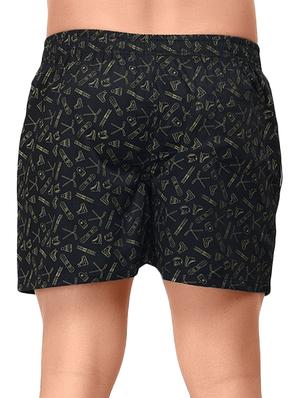 black cotton boxer - 17066932 - Standard Image - 4