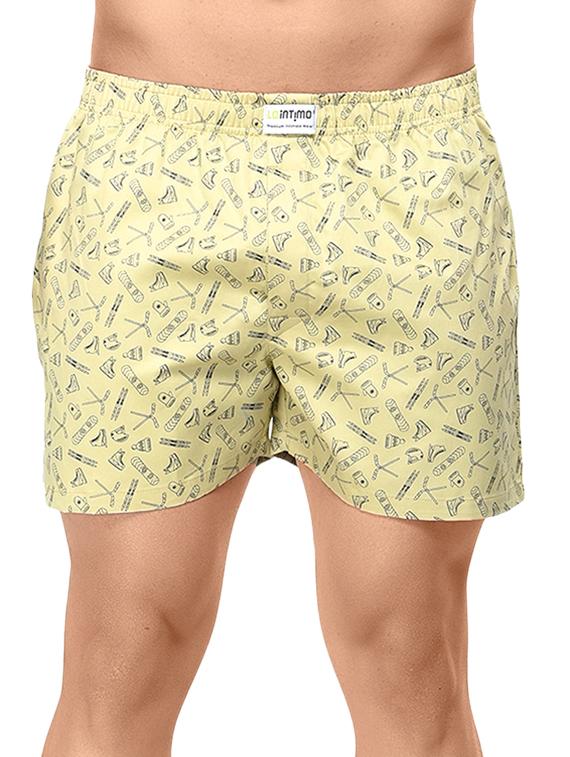 yellow printed boxer - 17066933 - Zoom Image - 2