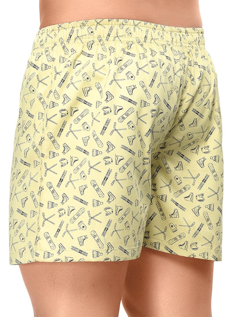 yellow printed boxer - 17066933 - Zoom Image - 3