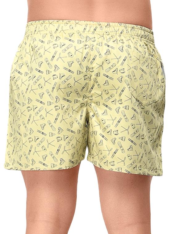yellow printed boxer - 17066933 - Zoom Image - 4