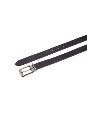 black leather belt - 17067433 - Standard Image - 3