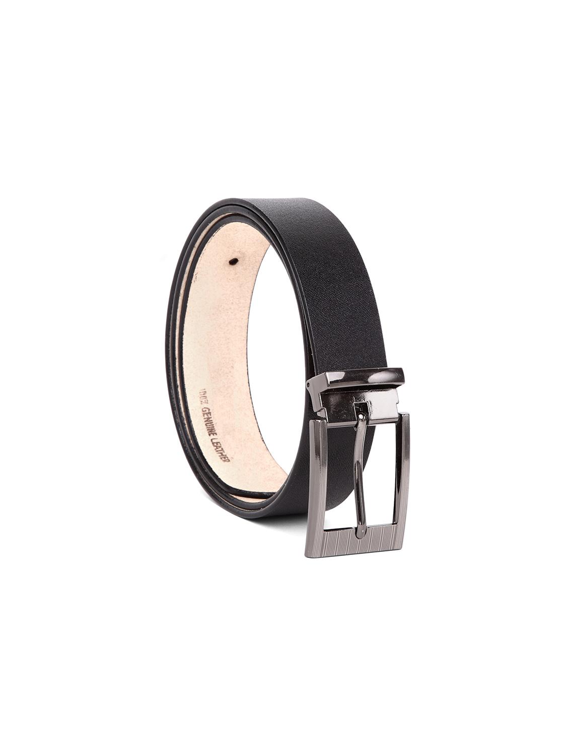 black leather belt - 17067433 - Zoom Image - 2