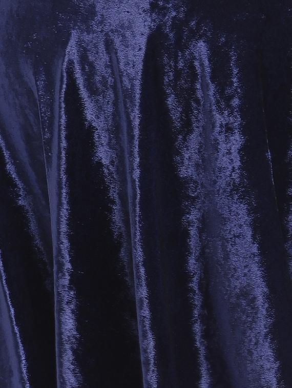 high rise velvet skater skirt - 17067729 - Zoom Image - 5