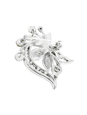 silver brass brooch - 17068686 - Standard Image - 2