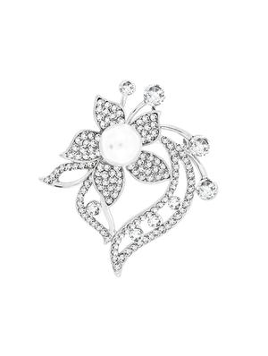 silver brass brooch - 17068686 - Standard Image - 3
