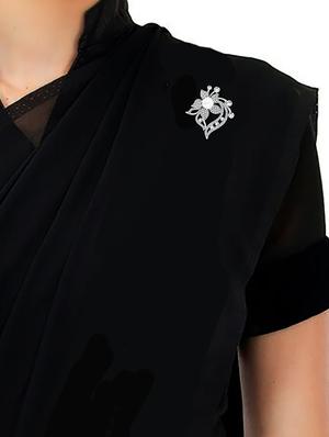 silver brass brooch - 17068686 - Standard Image - 4
