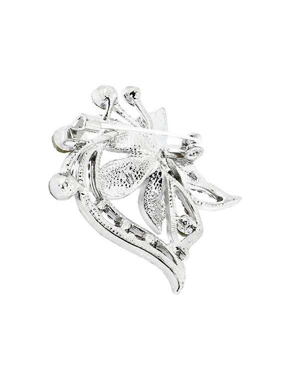 silver brass brooch - 17068686 - Zoom Image - 2