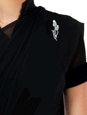 silver brass brooch - 17068689 - Standard Image - 4