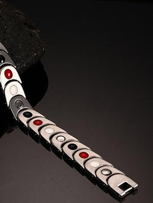silver, gold metal bracelet - 17068831 - Standard Image - 2