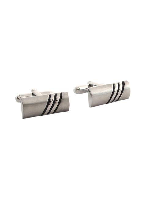 silver metal cufflinks - 17068854 - Very Small Image - 1