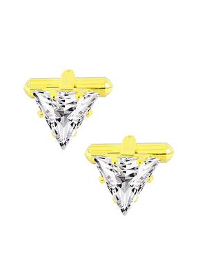 gold metal cufflinks - 17068874 - Standard Image - 2