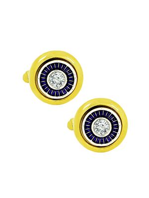 gold metal cufflinks - 17068891 - Standard Image - 2