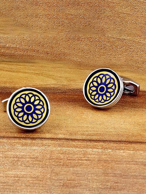 multi-color, silver metal cufflinks - 17068896 - Very Small Image - 1