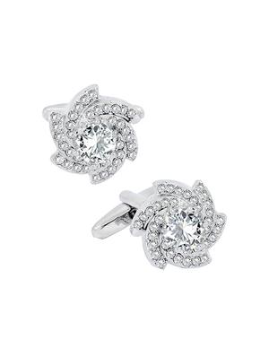 silver metal cufflinks - 17068898 - Standard Image - 2