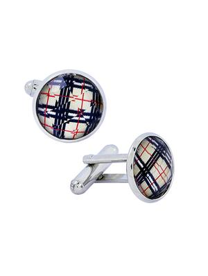 multi-color, silver metal cufflinks - 17068900 - Standard Image - 5