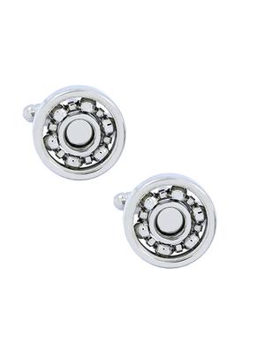 silver metal cufflinks - 17068911 - Standard Image - 3