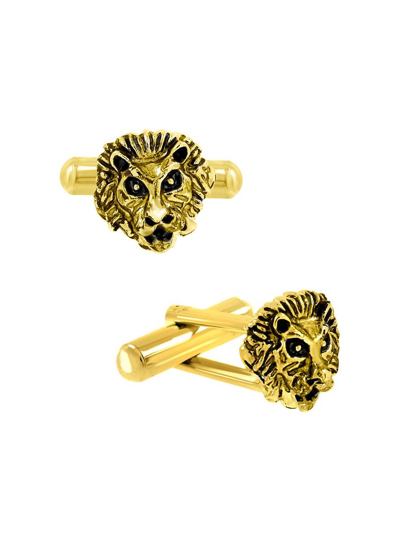 gold metal cufflinks - 17068932 - Zoom Image - 2