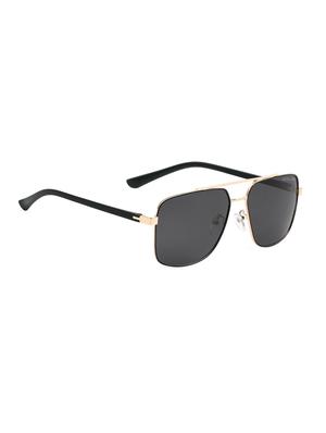 royal son retro square hd polarized men sunglasses - black - 17068996 - Standard Image - 2