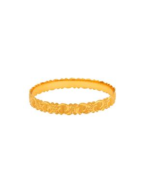 gold brass bangle - 17069192 - Standard Image - 4
