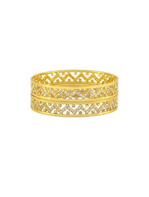 gold brass bangle - 17069262 - Standard Image - 2