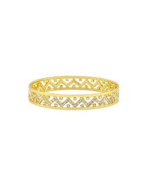gold brass bangle - 17069262 - Standard Image - 3