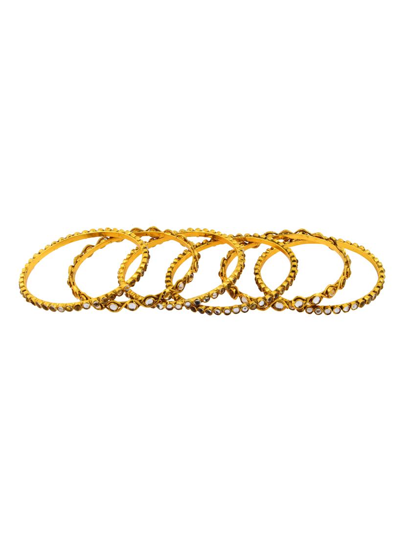 gold brass bangle - 17069270 - Zoom Image - 1