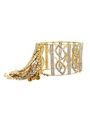 gold brass bangle - 17069343 - Standard Image - 2