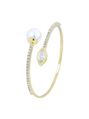 gold brass bangle - 17069397 - Standard Image - 2