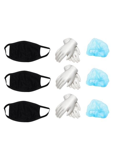 multi colored non woven antipollution women mask - 17070828 - Standard Image - 1