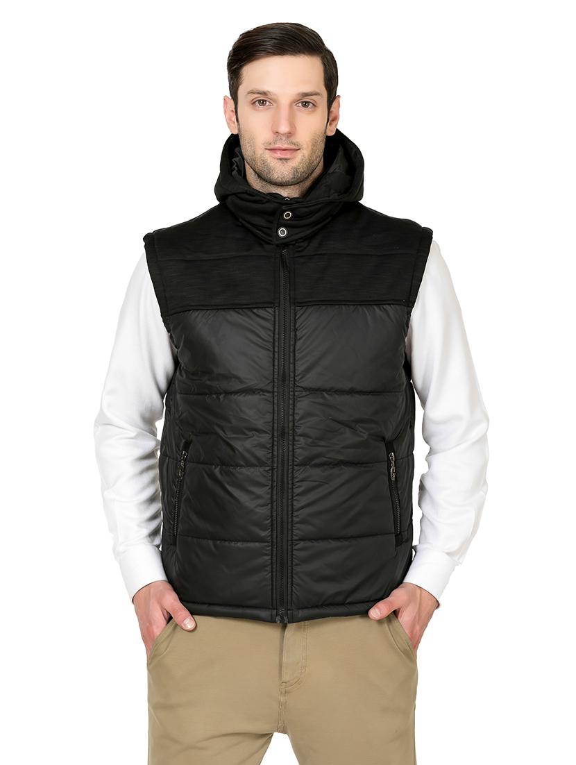 black nylon quilted jacket - 17071970 - Zoom Image - 1