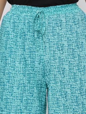 tie front printed palazzo - 17072071 - Standard Image - 4