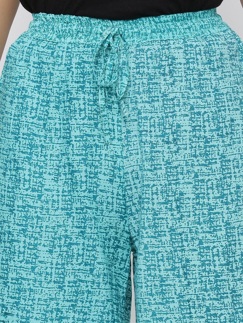 tie front printed palazzo - 17072071 - Zoom Image - 4