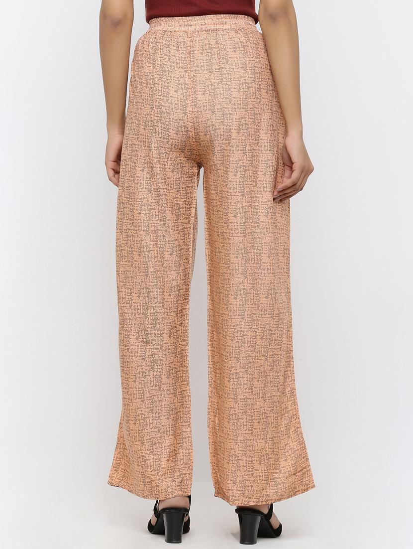 tie front printed palazzo - 17072072 - Zoom Image - 3