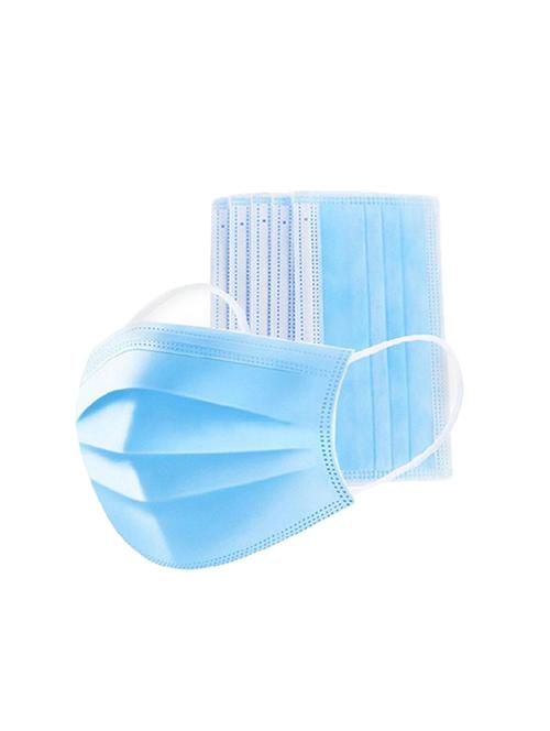 silver shine disposable protection mask face mask surgical mask with tie (pack of 20) - 17072385 - Standard Image - 1