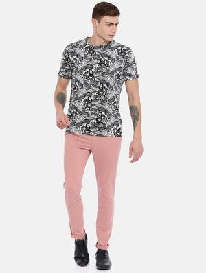 pink cotton chinos casual trousers - 17072967 - Standard Image - 4