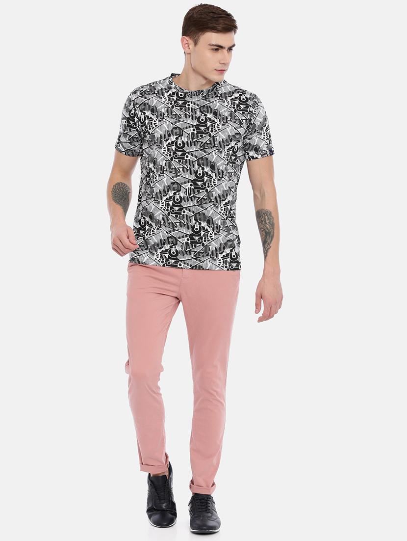 pink cotton chinos casual trousers - 17072967 - Zoom Image - 4