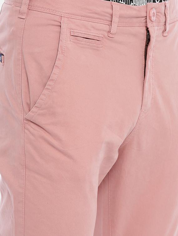 pink cotton chinos casual trousers - 17072967 - Zoom Image - 5