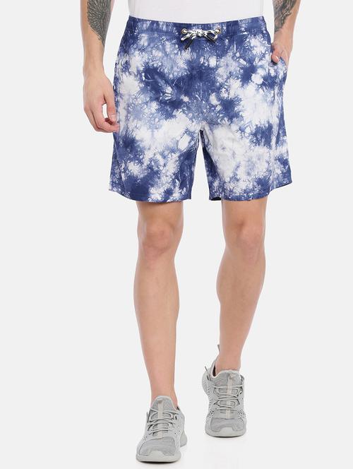 blue tie & dye shorts - 17072992 - Very Small Image - 1