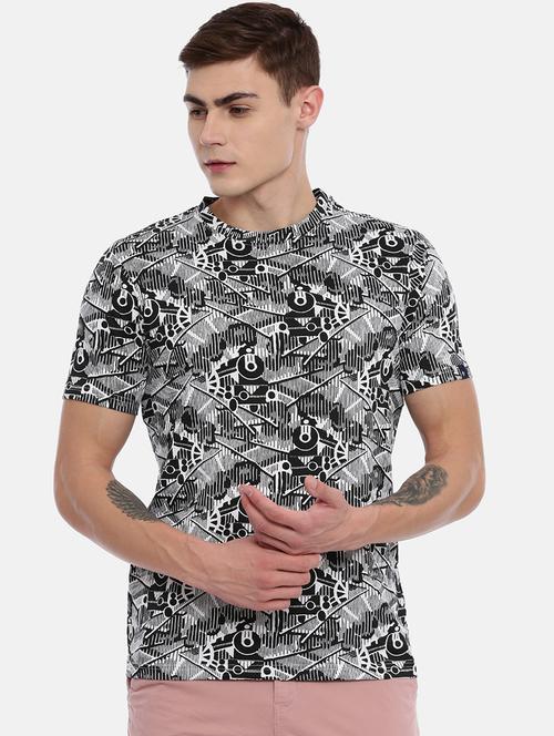 black all over print t-shirt - 17073002 - Standard Image - 1