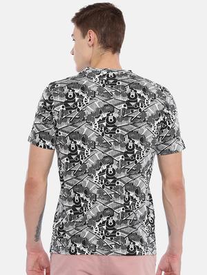 black all over print t-shirt - 17073002 - Standard Image - 3