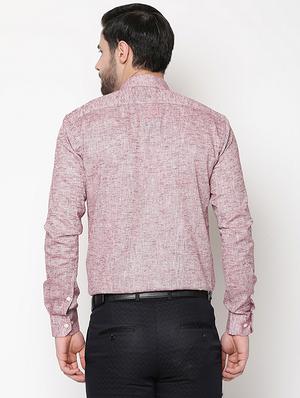 red self design formal shirt - 17073039 - Standard Image - 3