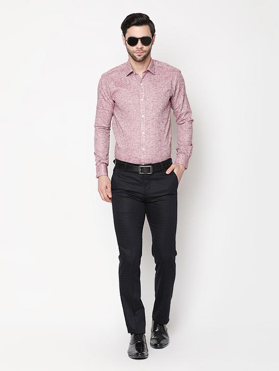 red self design formal shirt - 17073039 - Zoom Image - 4
