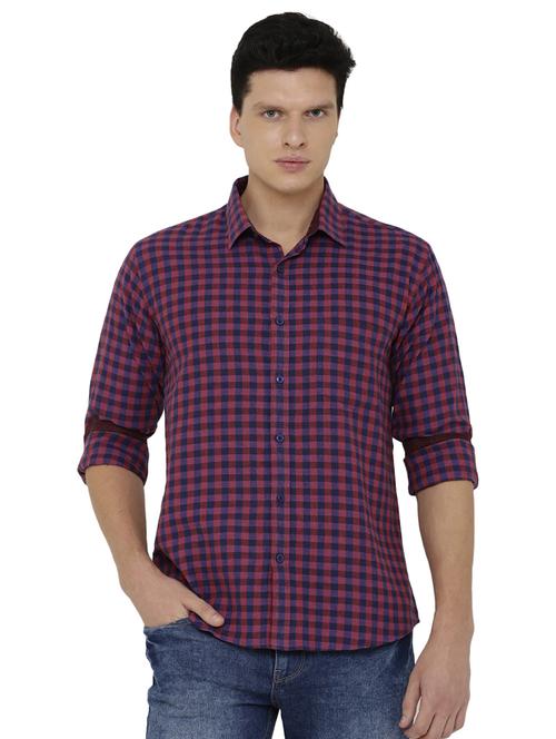 blue linen casual shirt - 17073614 - Very Small Image - 1